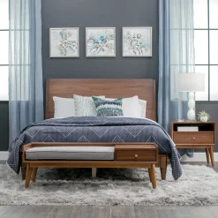 Minetta Walnut Bed