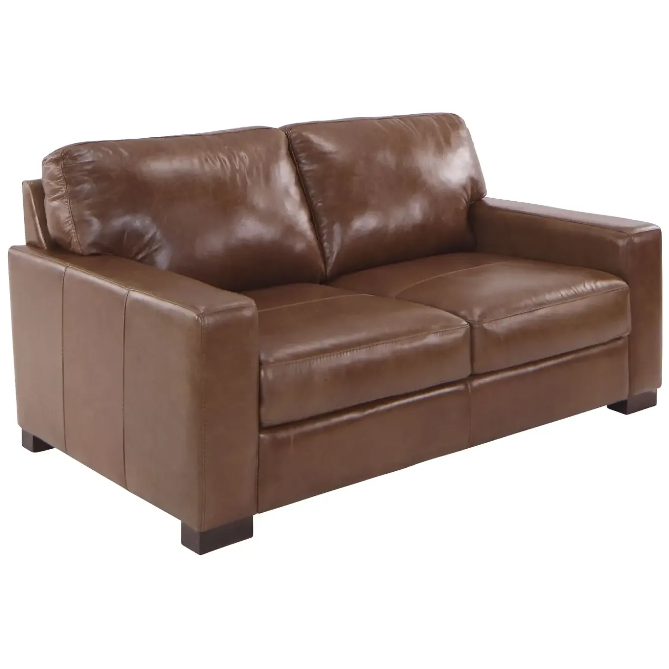 Monarch Leather Loveseat