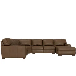 Monarch Leather Sectional
