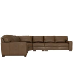 Monarch 4pc Leather Sectional