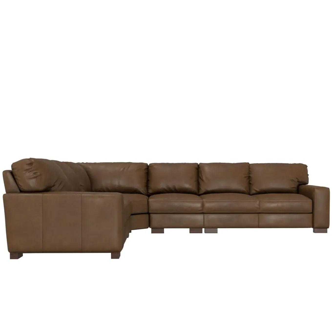 Monarch 4pc Leather Sectional