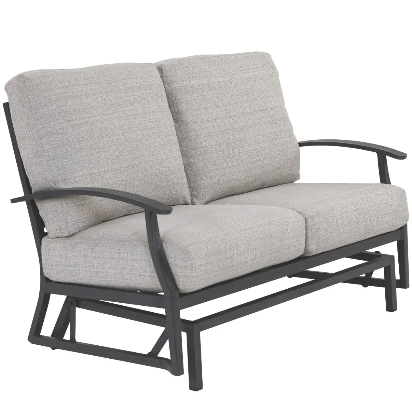 Monterey Outdoor Living Set 2pc Set: Outdoor Sofa & Glider Loveseat