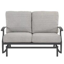 Monterey Outdoor Living Set 2pc Set: Outdoor Sofa & Glider Loveseat