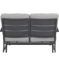 Monterey Outdoor Living Set 2pc Set: Outdoor Sofa & Glider Loveseat
