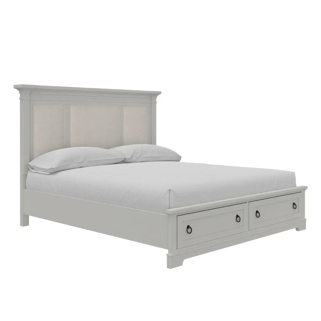 Newport California King Upholstered Storage Bed