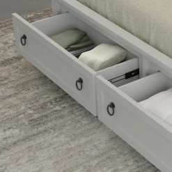 Newport California King Upholstered Storage Bed