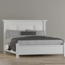 Newport King Upholstered Panel Bed