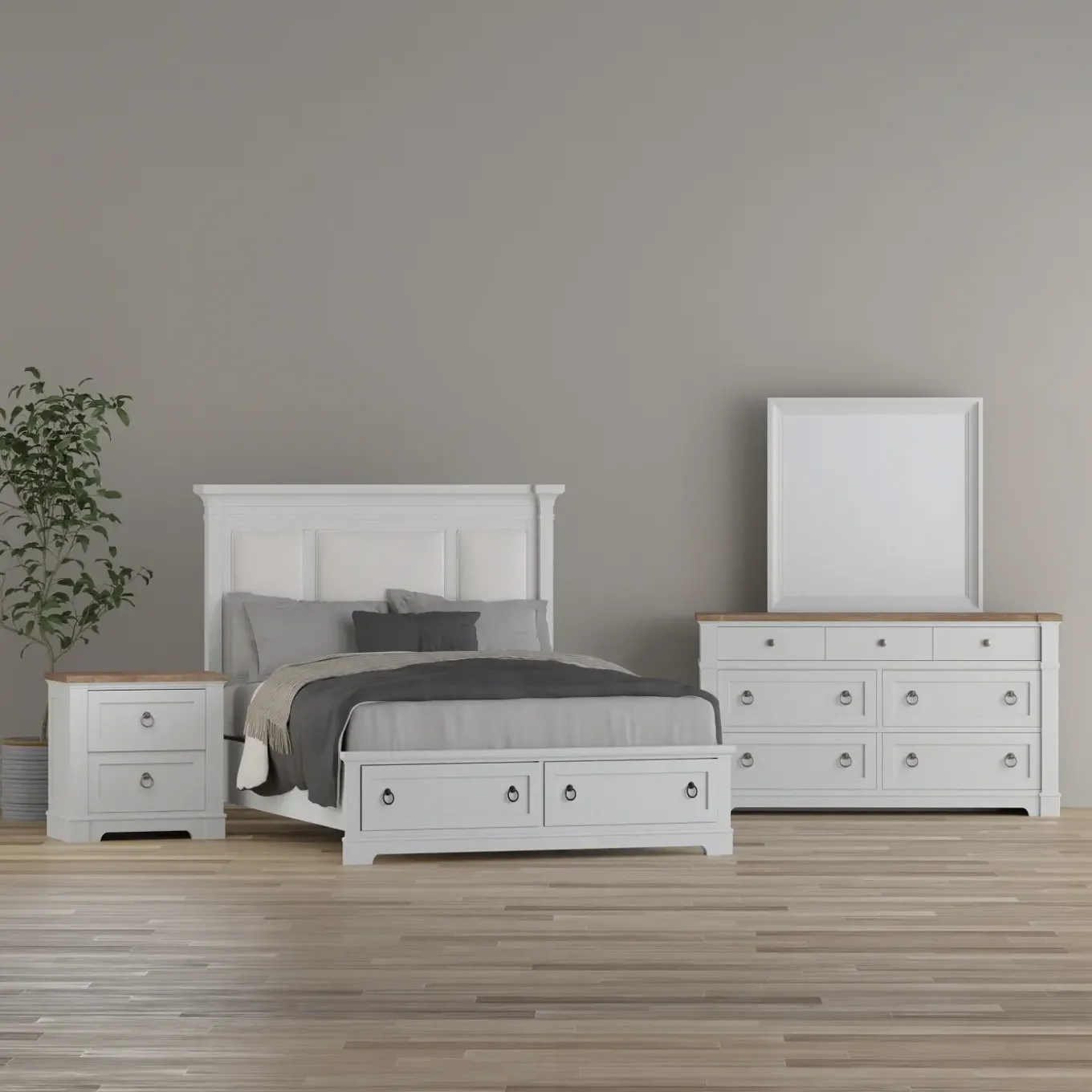 Newport Storage Bedroom Set