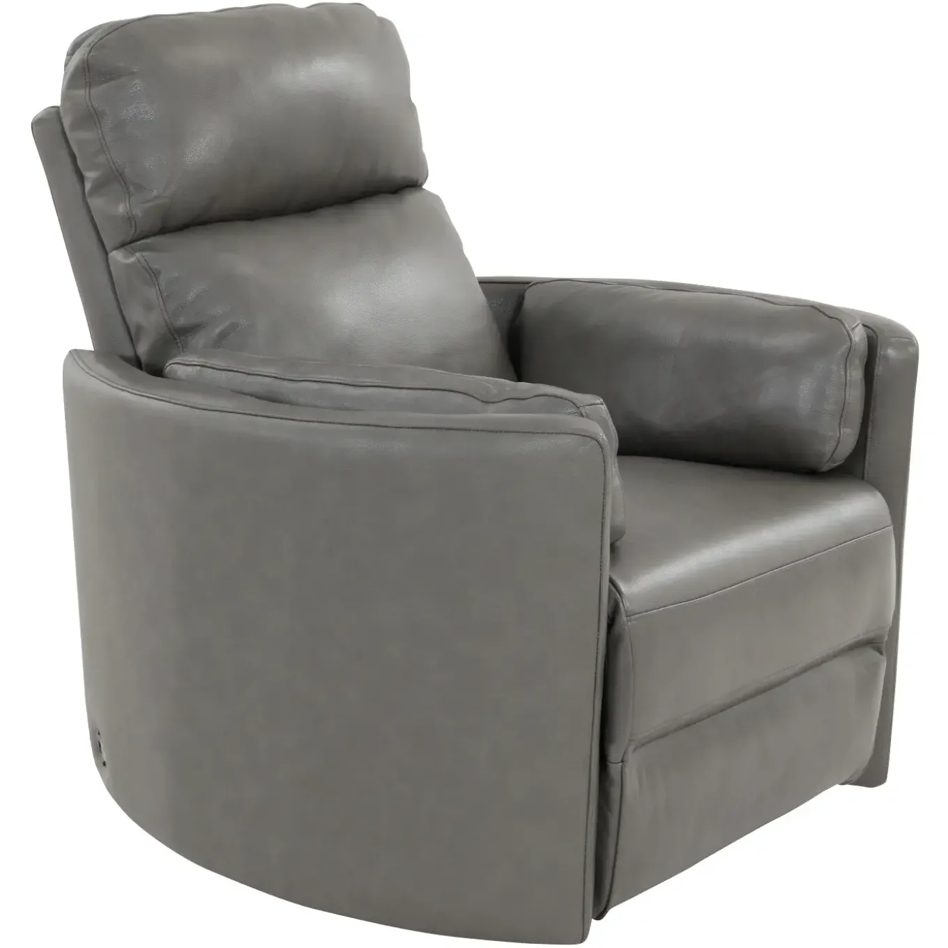 Oracle Leather 240-Degrees Swivel Glider Power Recliner