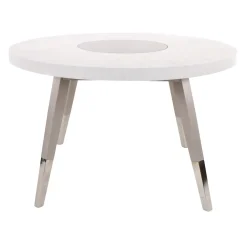 Paramount White Round Dining Set