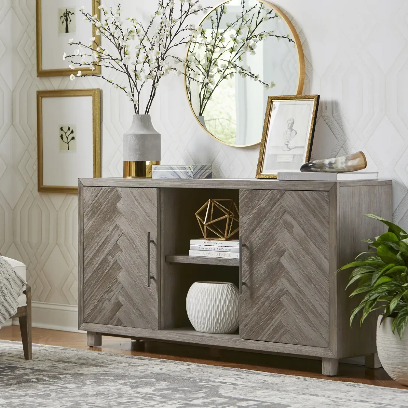 Pasadena 60" 2 Door Console