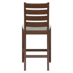 Paseo Counter Height Dining Set-Walnut