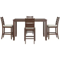 Paseo 5pc Set: Counter Table & 4 Stools