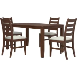 Paseo 5pc Set: Table & 4 Chairs