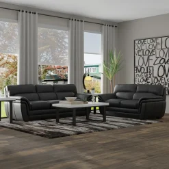 Paxton Black Living Room Set