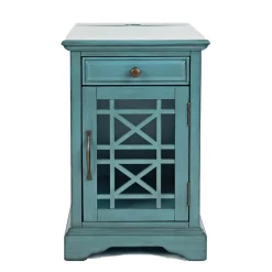 Pennington Chairside Table with Storage and Outlets