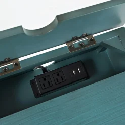 Pennington Chairside Table with Storage and Outlets