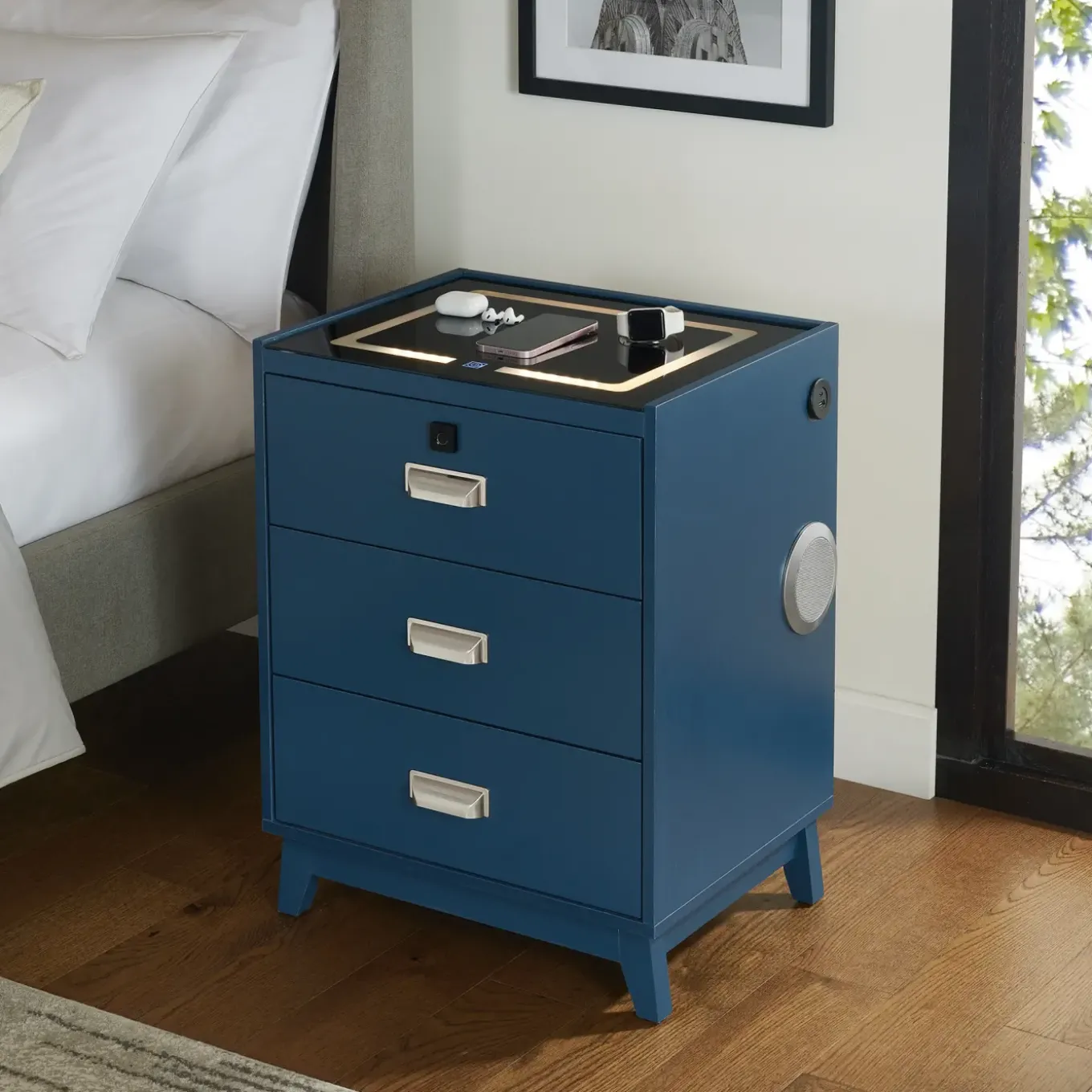 Pheonix Bluetooth Nightstand with USB