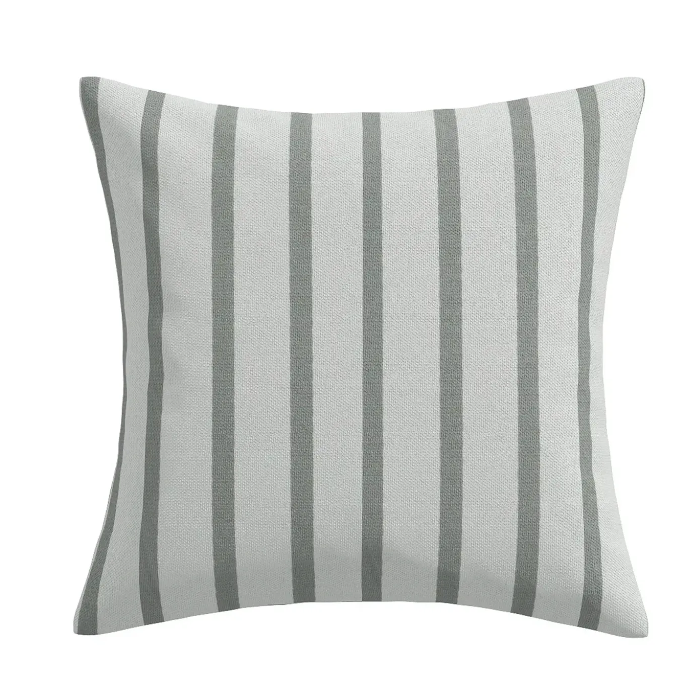 20" Pin Stripe Gray Outdoor Pillow