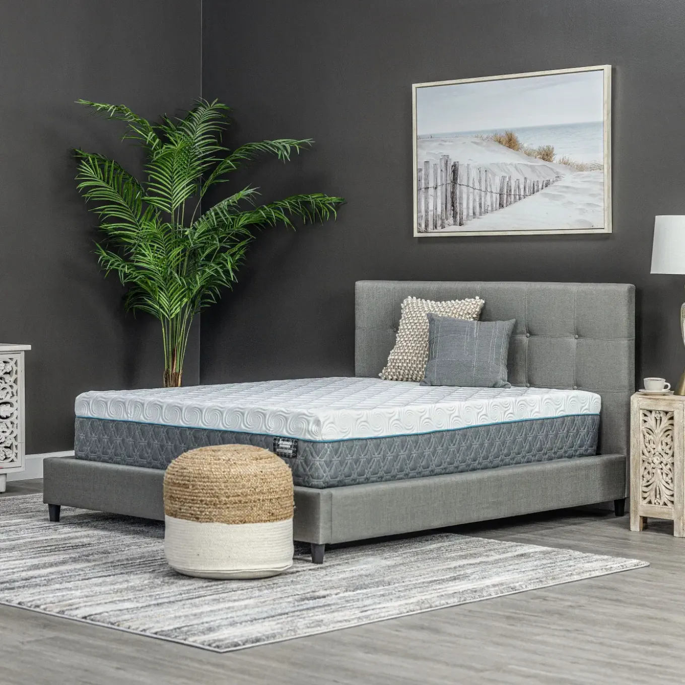 Pro Hybrid Medium Twin Xtra Long Mattress & Contempo IV Adjustable Power Base