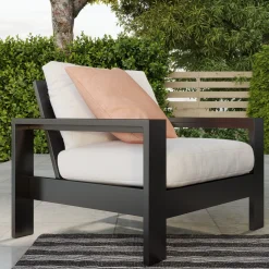 Queensland 3pc Outdoor Seating Set: Sofa & 2 Rocker Lounge Chairs