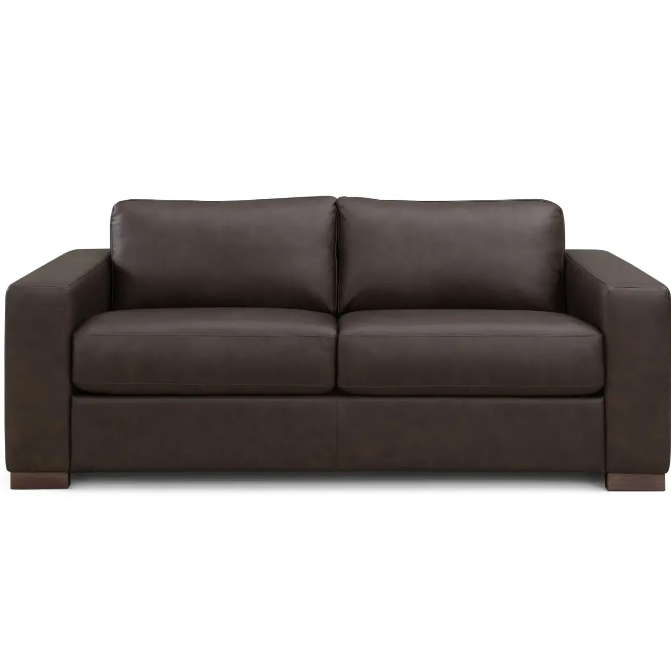 Quinn Leather Loveseat