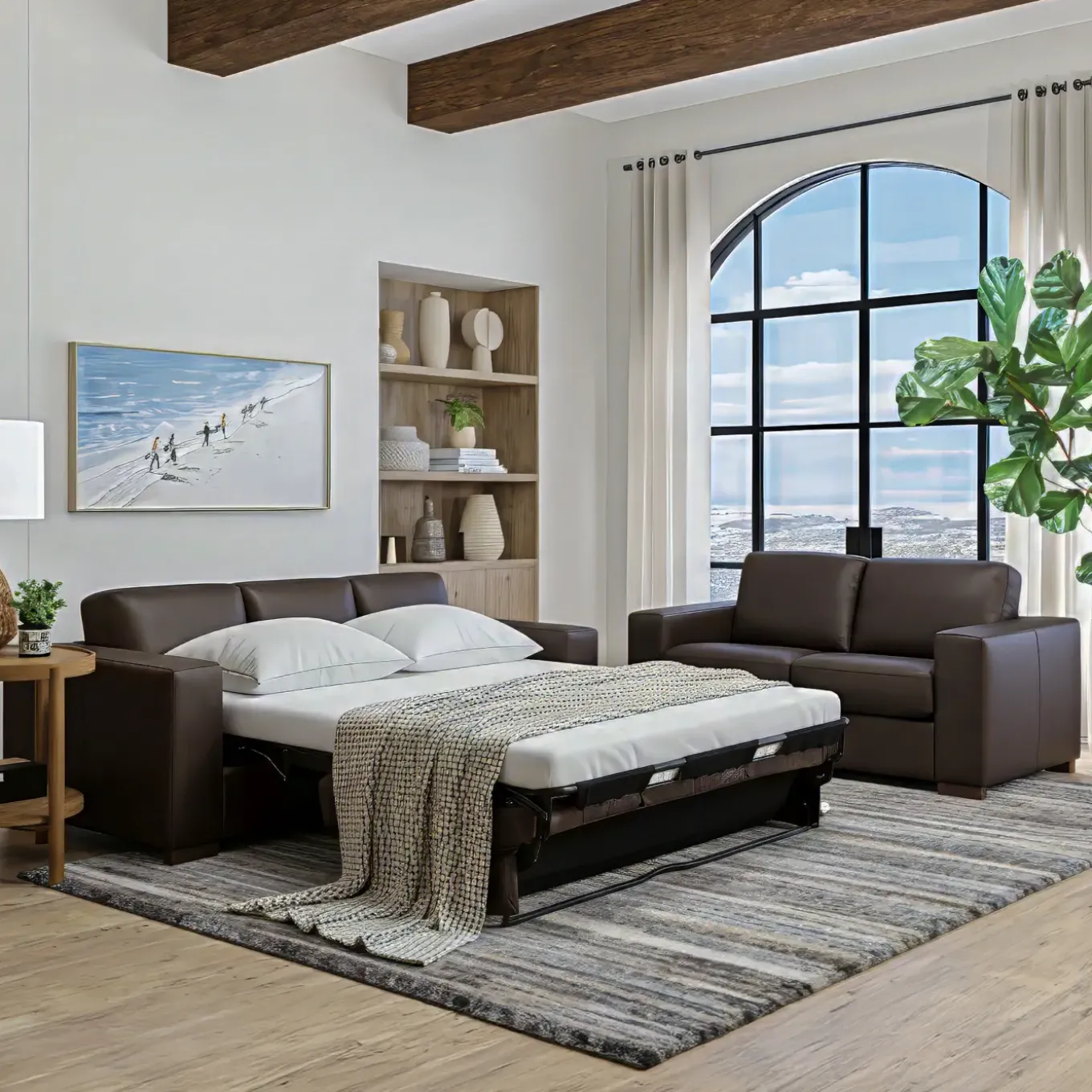 Quinn Leather Sleeper
