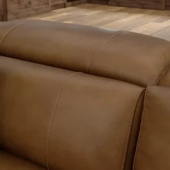 Radiance 4pc Power Leather Sectional