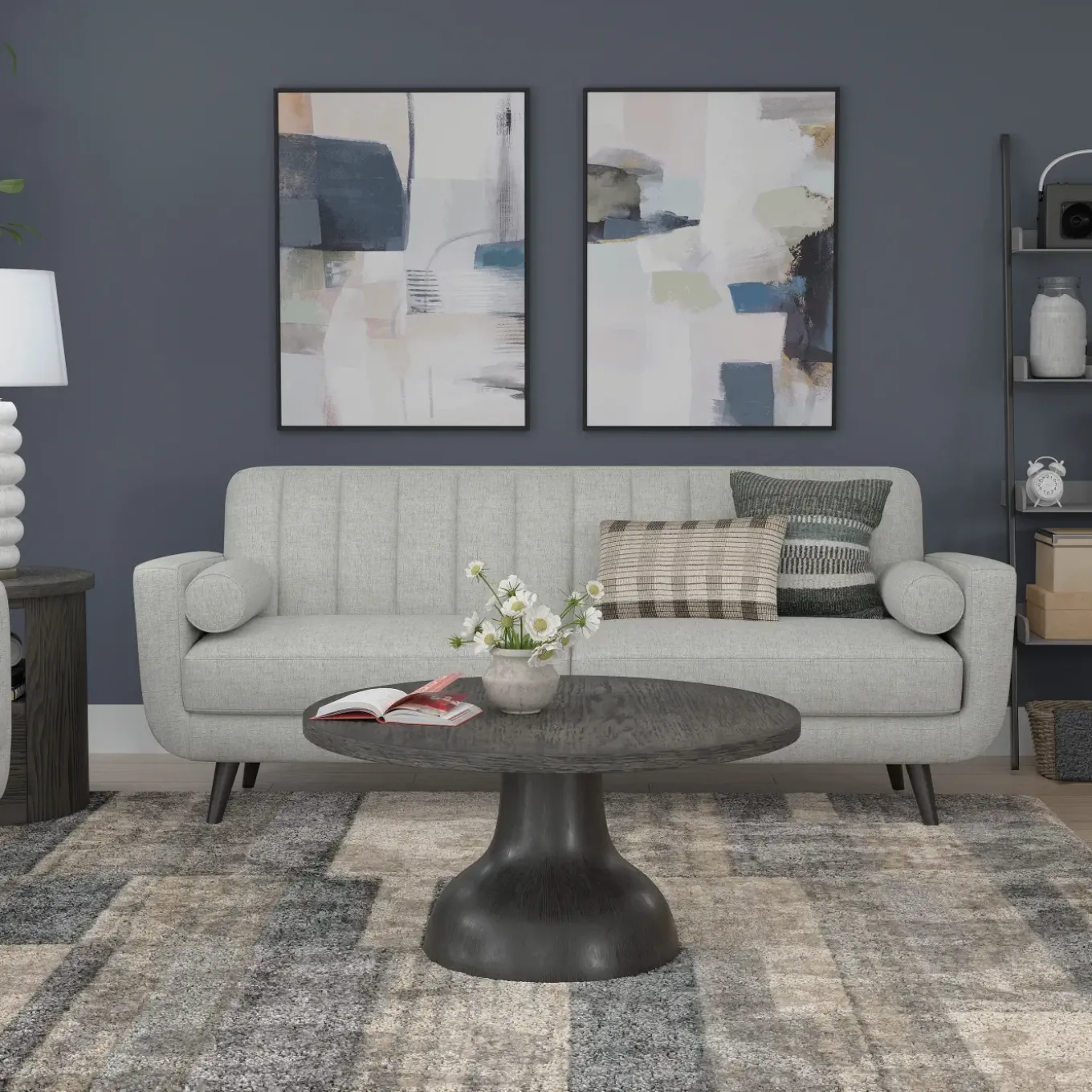 Ramsey Gray Living Room Set