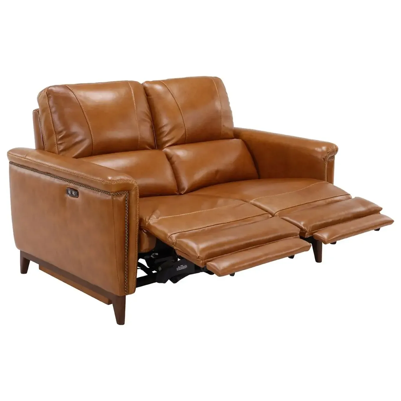Remy Leather Power Reclining Loveseat with Power Headrests