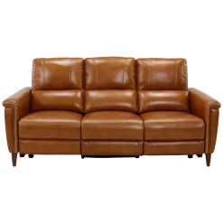 Remy Leather Power Reclining Sofa & Power Reclining Loveseat with Power Headrests