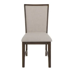 Riley 9pc Dining Set: Extendable Table, 2 Upholstered Chairs & 6 Slat Back Chairs