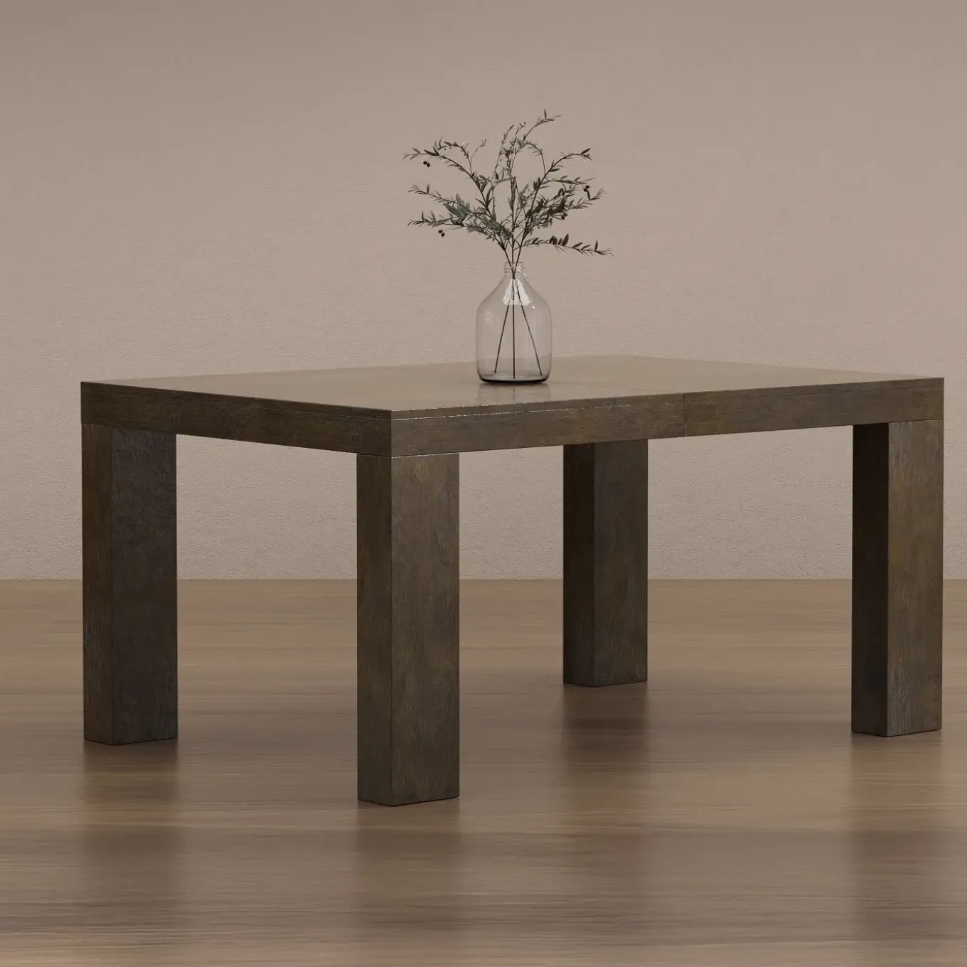 Riley 9pc Dining Set: Extendable Table, 2 Upholstered Chairs & 6 Slat Back Chairs