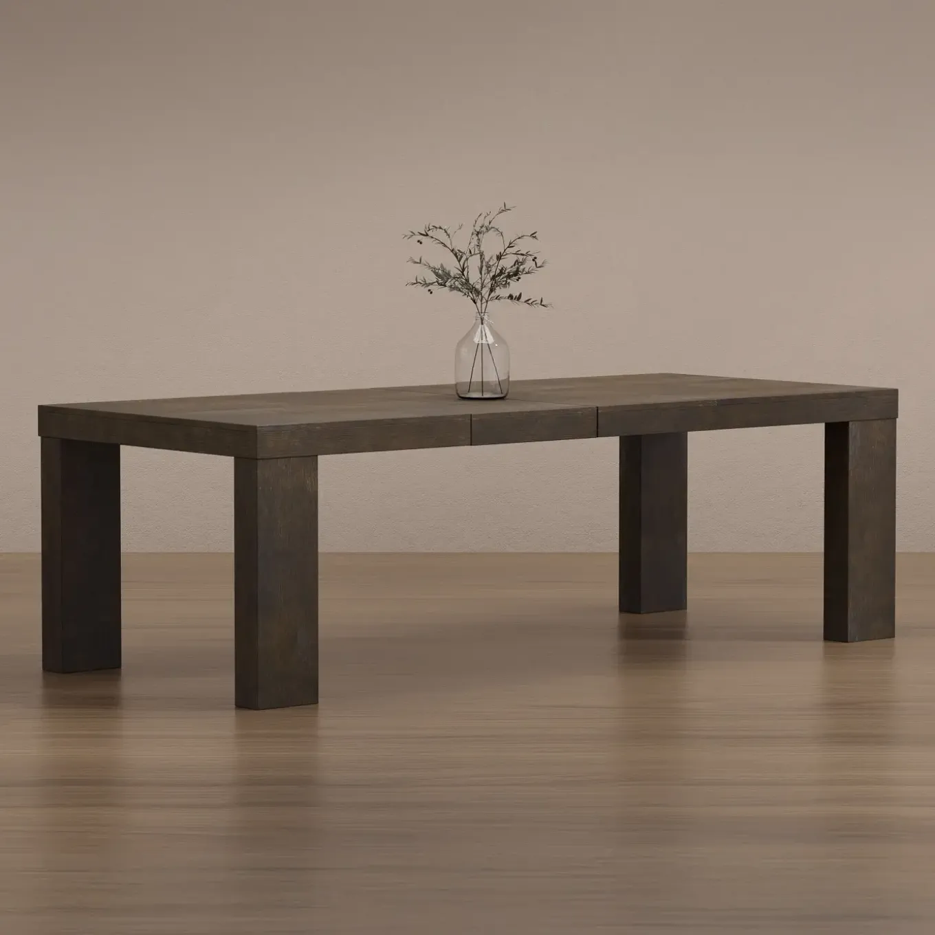 Riley 9pc Dining Set: Extendable Table, 2 Upholstered Chairs & 6 Slat Back Chairs