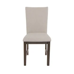 Riley 9pc Dining Set: Extendable Table, 2 Upholstered Chairs & 6 Slat Back Chairs