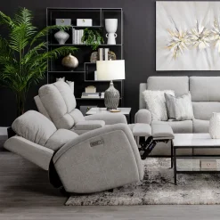 Riverdale Zero G Power Reclining Console Loveseat