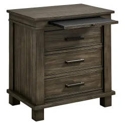 Rivington Eastern King Captain's Bed, Dresser, Mirror & Nightstand