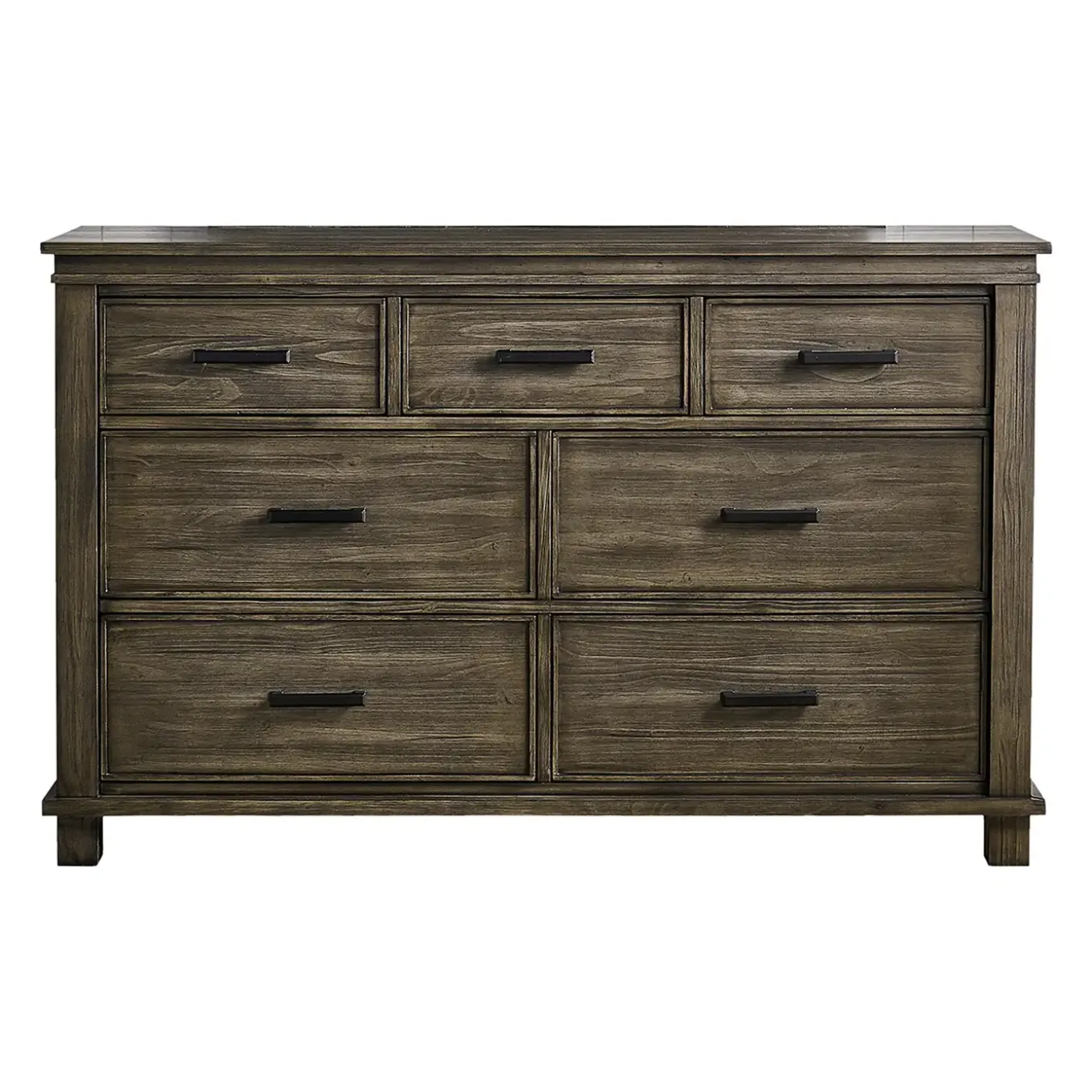 Rivington Eastern King Captain's Bed, Dresser, Mirror & Nightstand