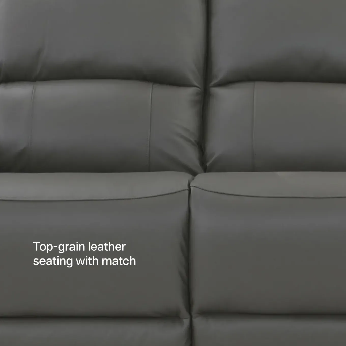 Rockwell Power Leather Loveseat