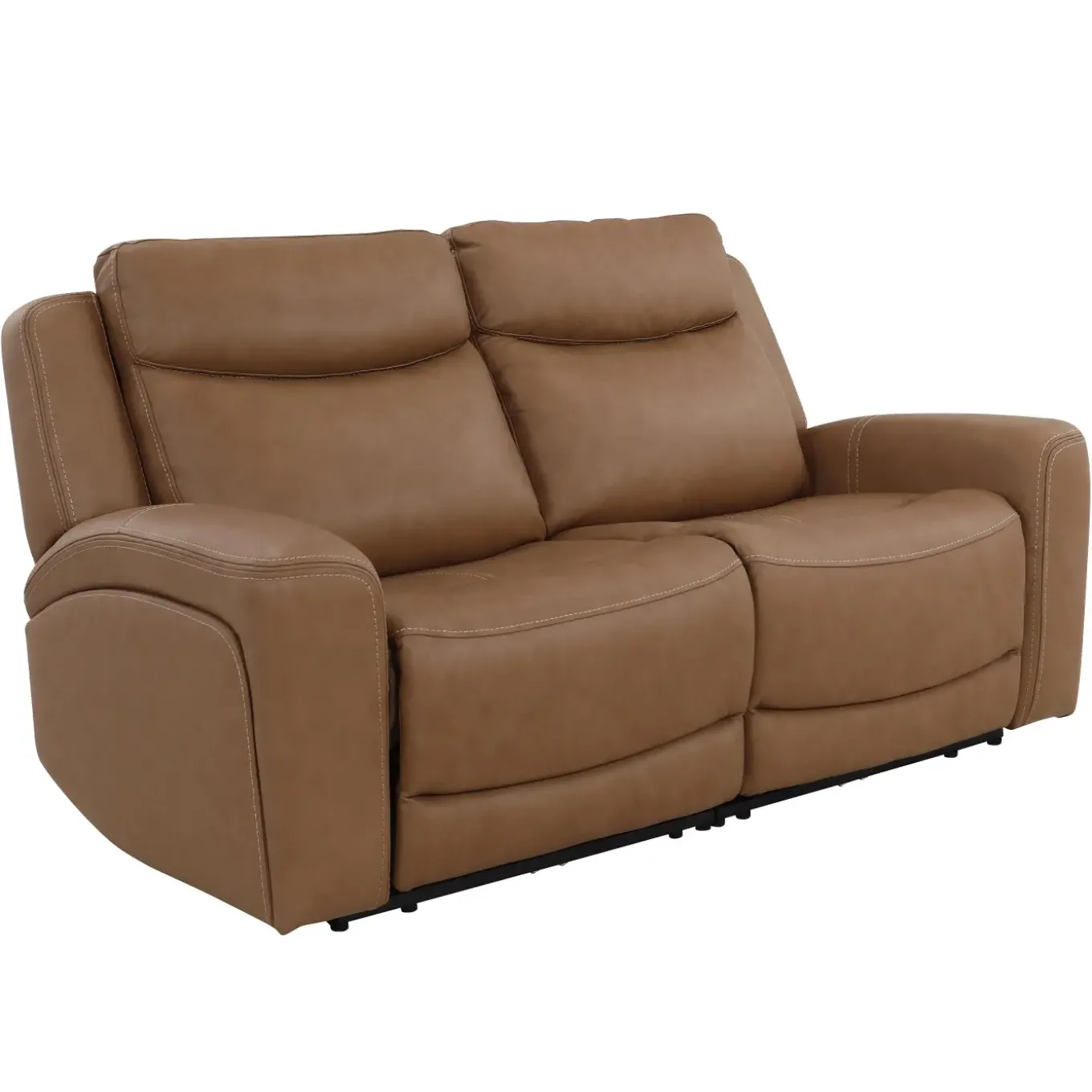 Ryder Leather Power Reclining Loveseat with Heat & Massage
