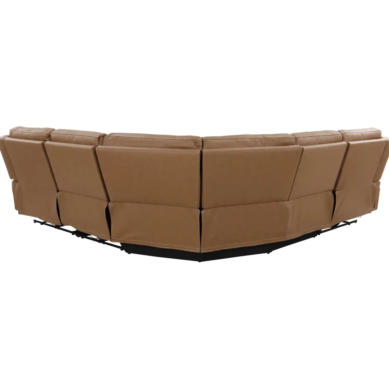 Ryder 5pc Power Leather Sectional with Heat & Massage