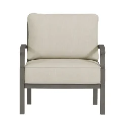Saint Lucia Outdoor Seating Set-New! 3pc Set: Sofa & 2 Club Chairs