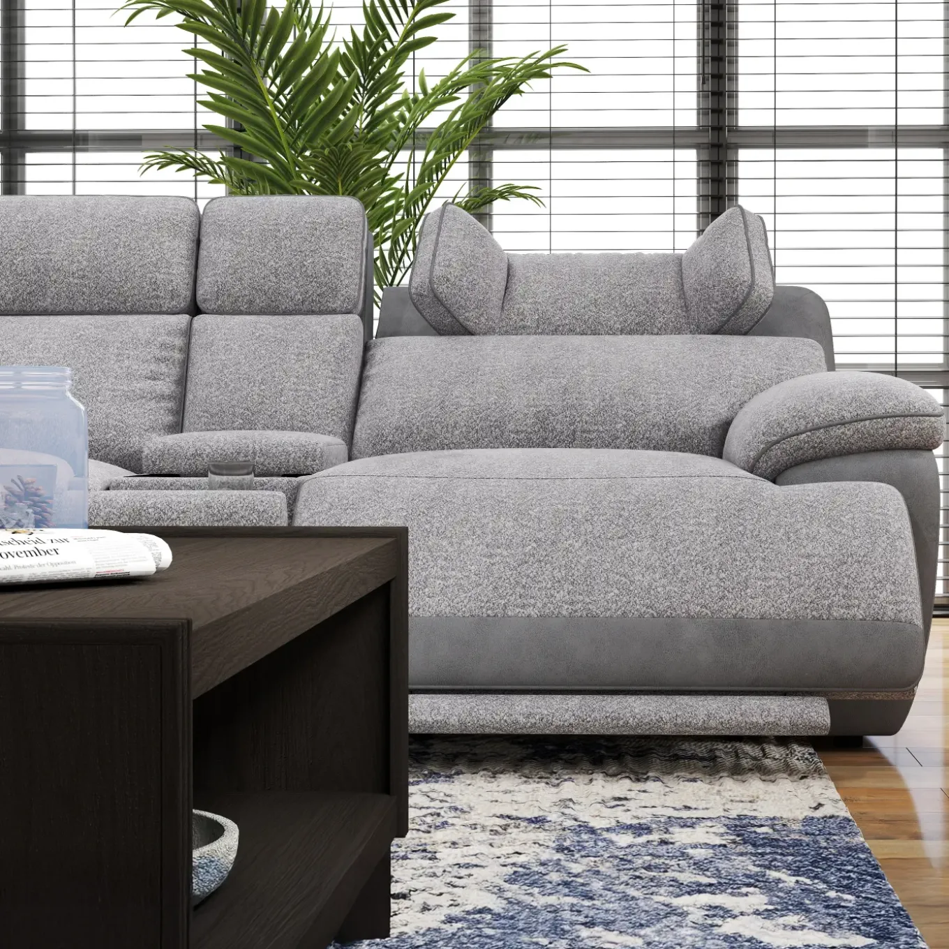 Screenplay 6pc Immersive Sound Power Sectional