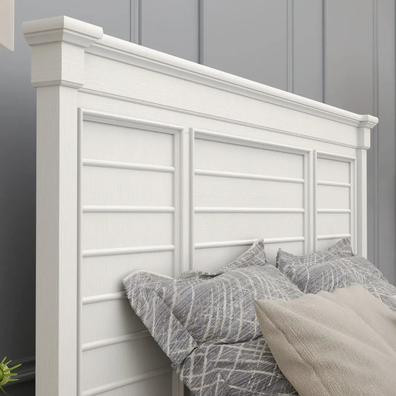 Sheridan Eastern King Shutter Panel Bed