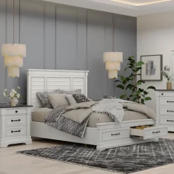 Sheridan White Storage Bed