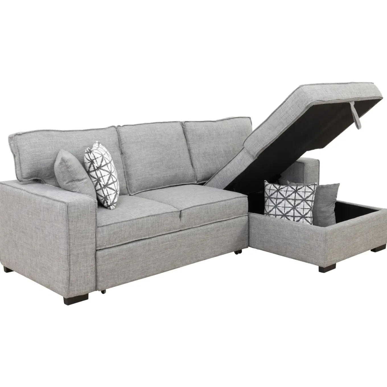Siesta Sofa Chaise with Pop-Up Trundle