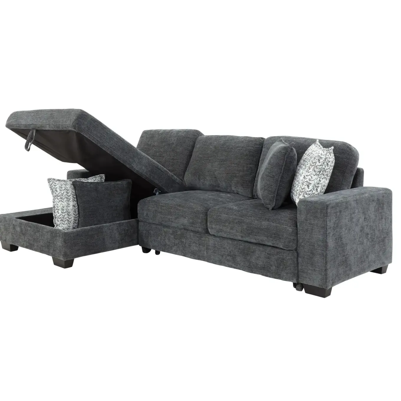 Slumber 2pc Sleeper Sofa with Left Storage Chaise