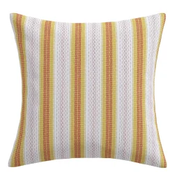 20"Spring Stripe Orangina Outdoor Pillow