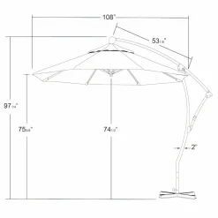 St. Barts 9' Umbrella
