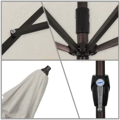St. Lucia 9' Round Auto-Tilt Umbrella